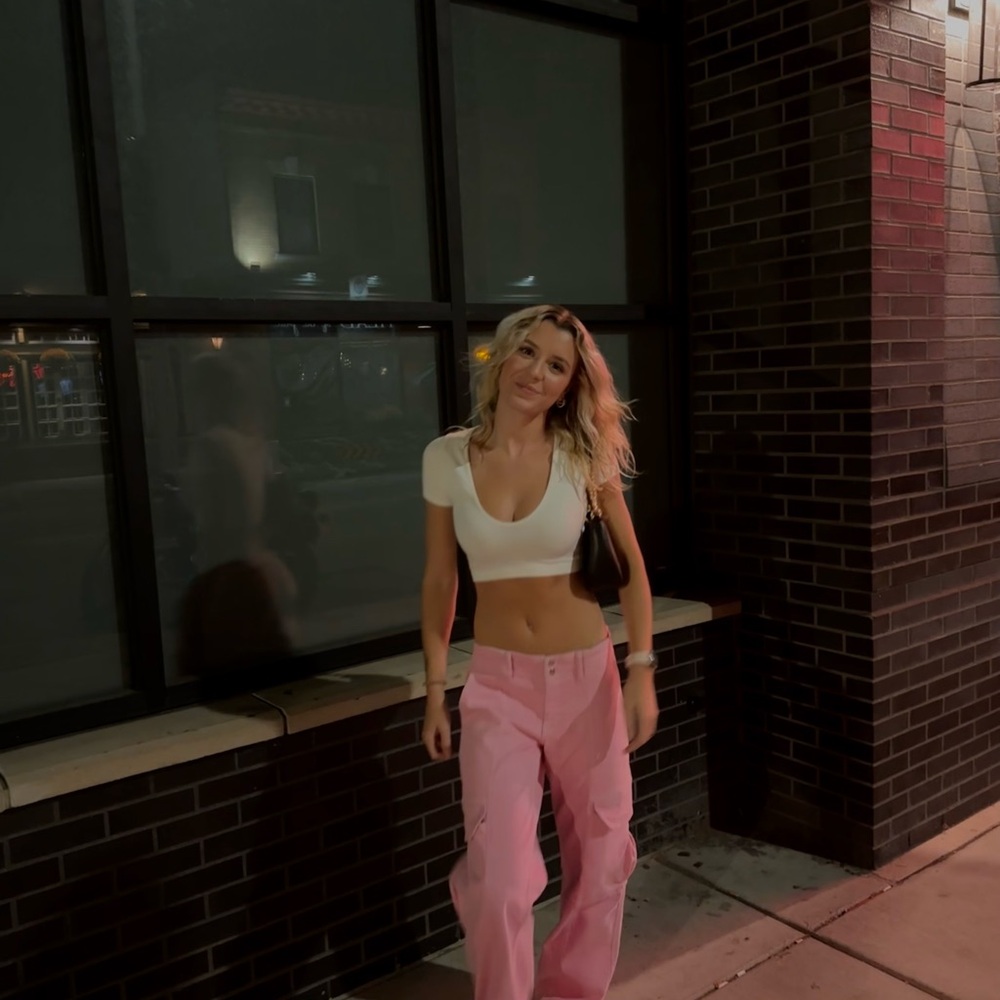 Urban Outfitters Cream Crop Top